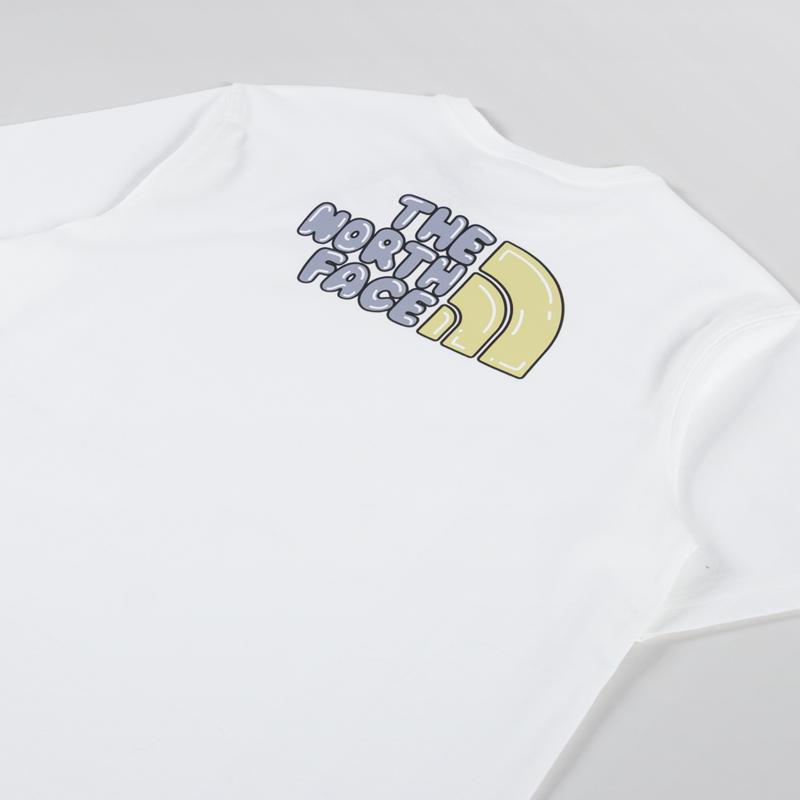 The North Face Bubble Logo Relaxed T Shirt TNF White-2