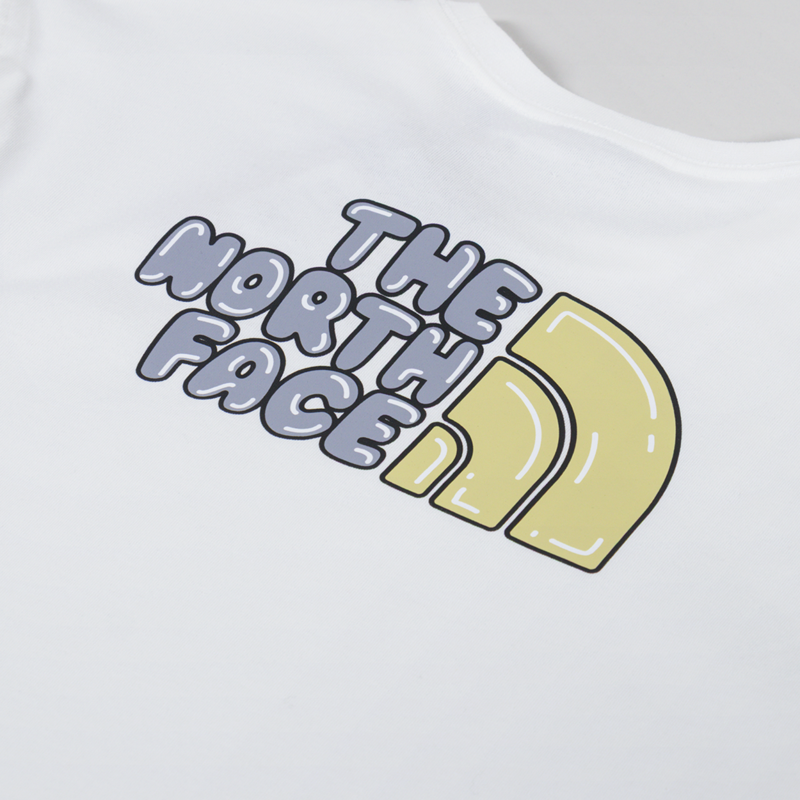 The North Face Bubble Logo Relaxed T Shirt TNF White-4