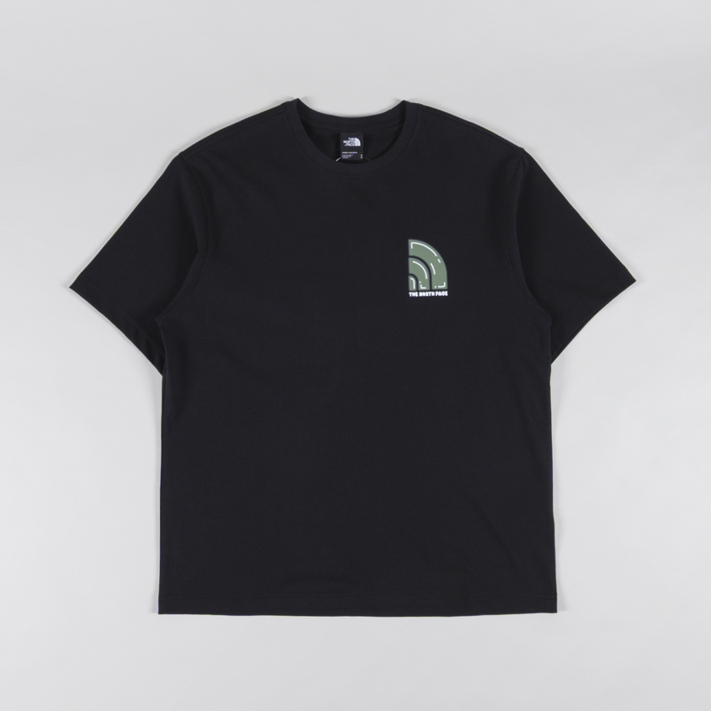 The North Face Bubble Logo Relaxed T Shirt TNF Black-1