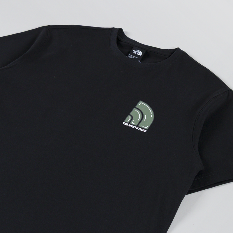 The North Face Bubble Logo Relaxed T Shirt TNF Black-3