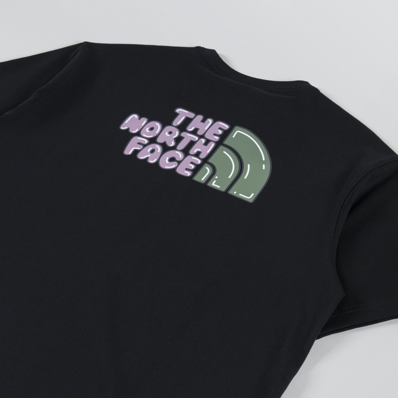 The North Face Bubble Logo Relaxed T Shirt TNF Black-2