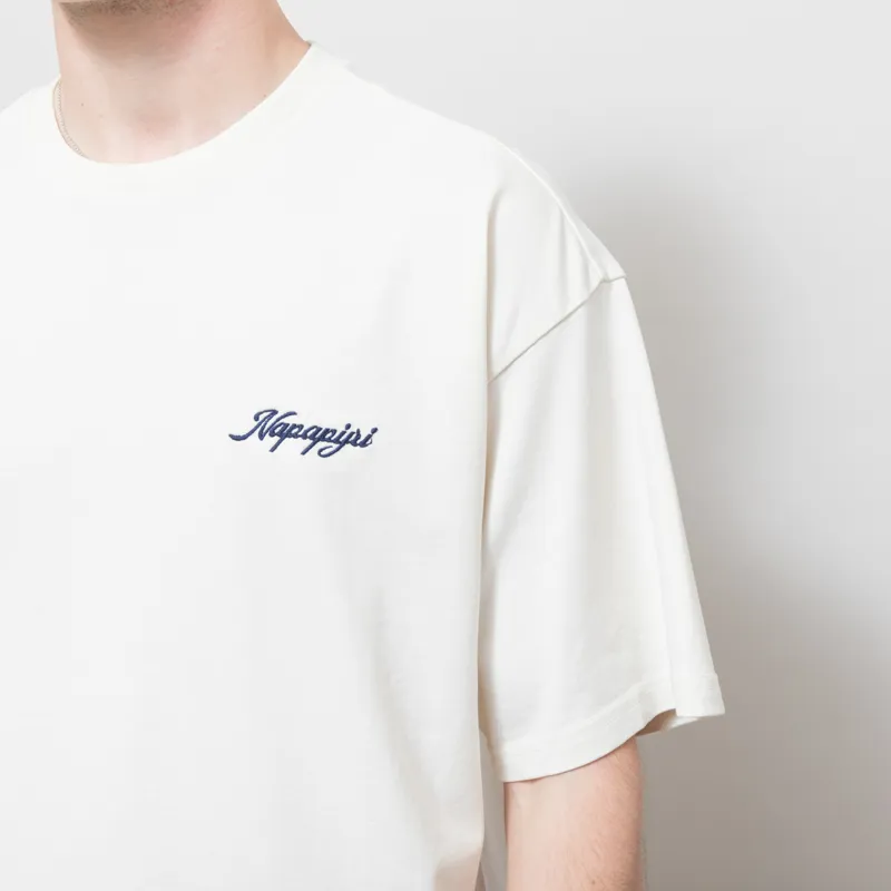 Napapijri Fluorite T Shirt White Whisper-4