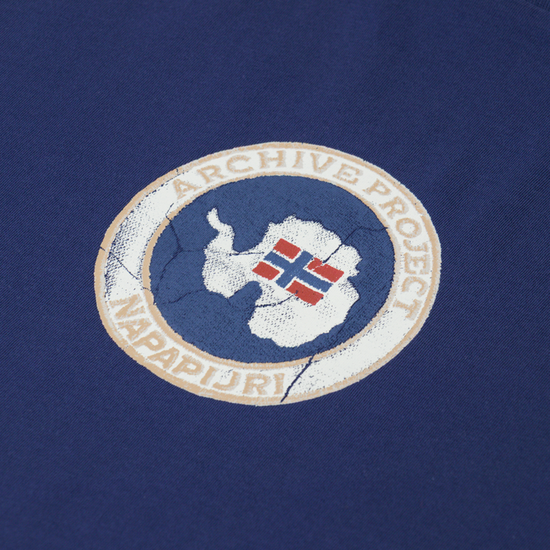Napapijri Phos T Shirt Blue Academy-3