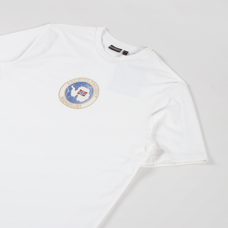 Napapijri Phos T Shirt White Whisper-1