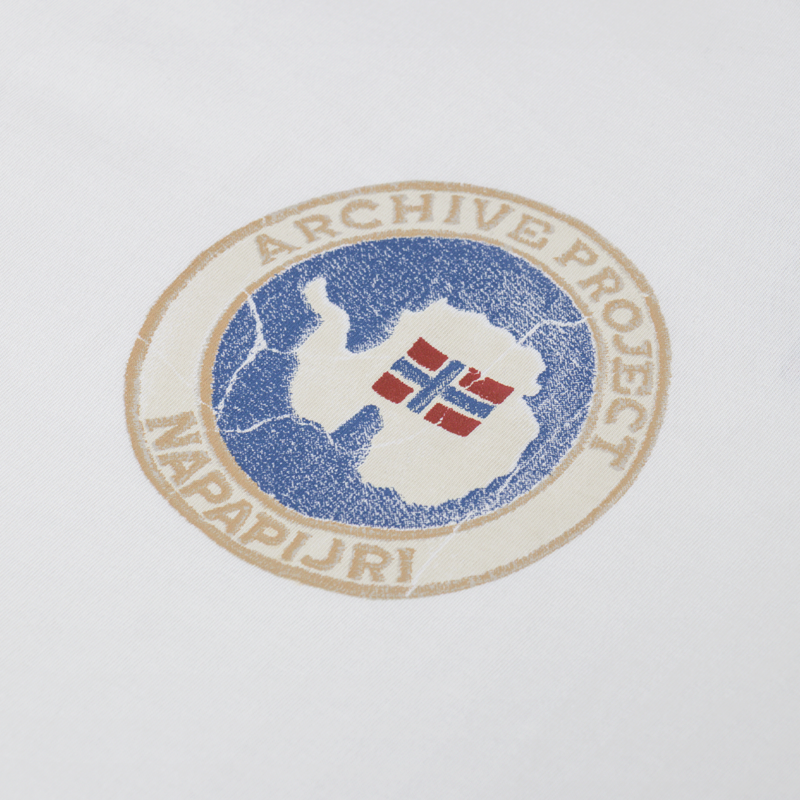 Napapijri Phos T Shirt White Whisper-2