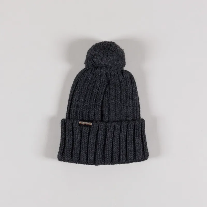 Napapijri Fea Beanie Dark Grey Melange-1