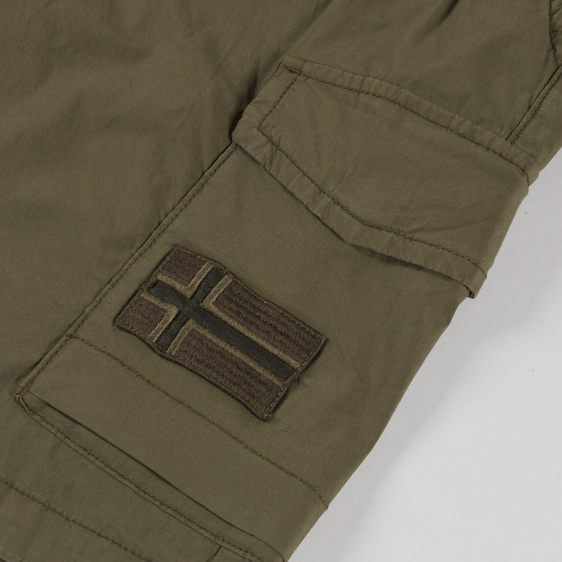 Napapijri Horton Bermuda Shorts Dark Olive-4