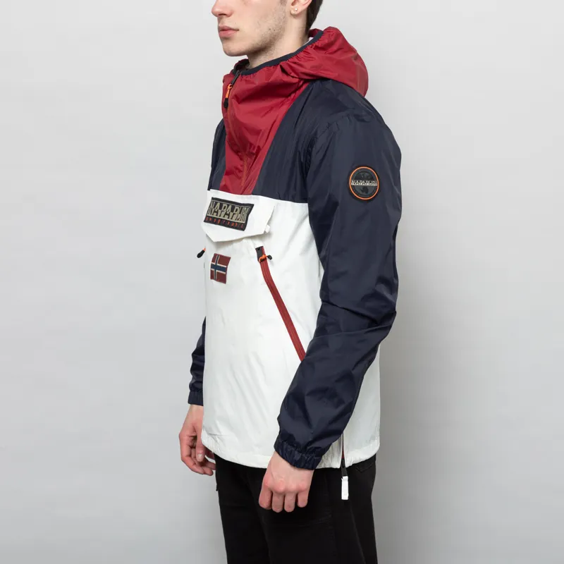Napapijri Rainforest Ripstop Anorak Jacket Navy Multicolour-1