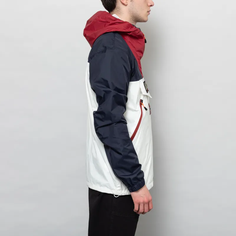 Napapijri Rainforest Ripstop Anorak Jacket Navy Multicolour-4