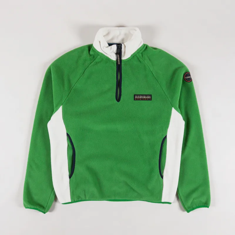 Napapijri Dolent Half Zip Fleece Green Kelly