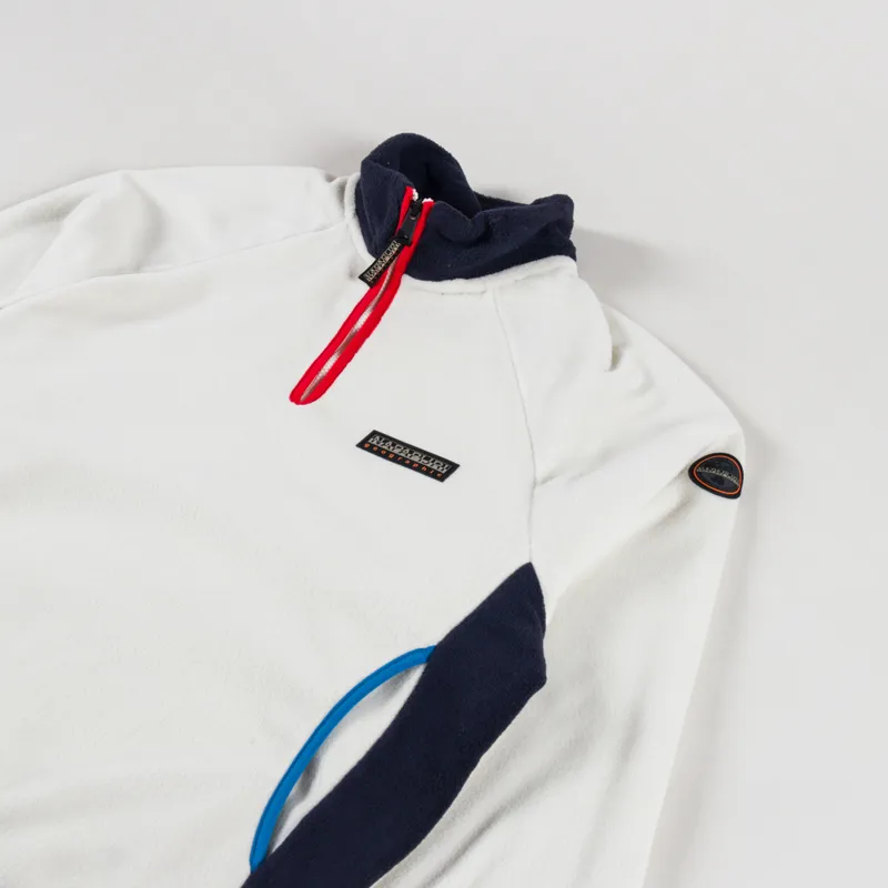 Napapijri Dolent Half Zip Fleece Beige Dimity-2