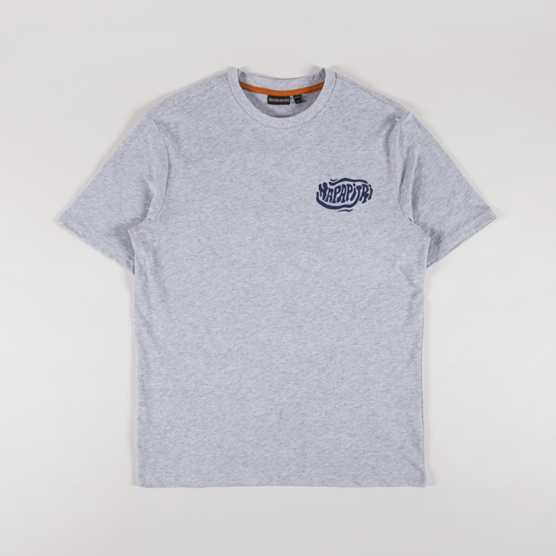 Napapijri Elior T Shirt Grey Melange-1