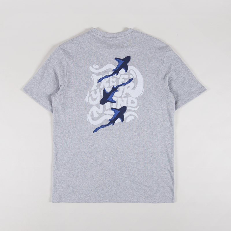 Napapijri Elior T Shirt Grey Melange