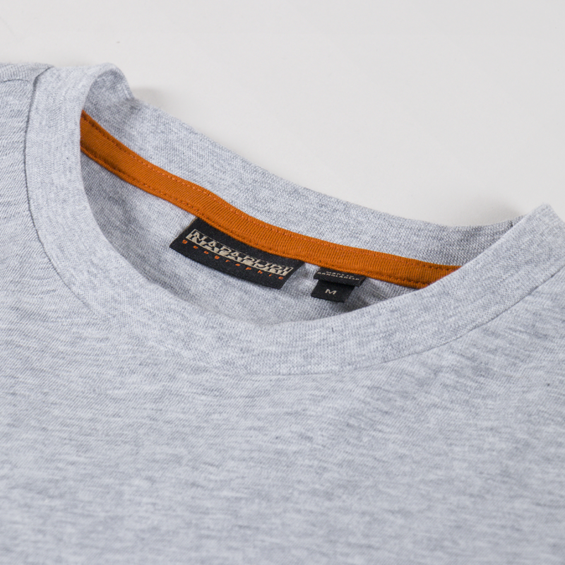 Napapijri Elior T Shirt Grey Melange-4