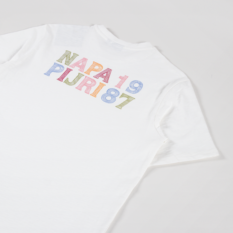 Napapijri Elior T Shirt White Whisper-2