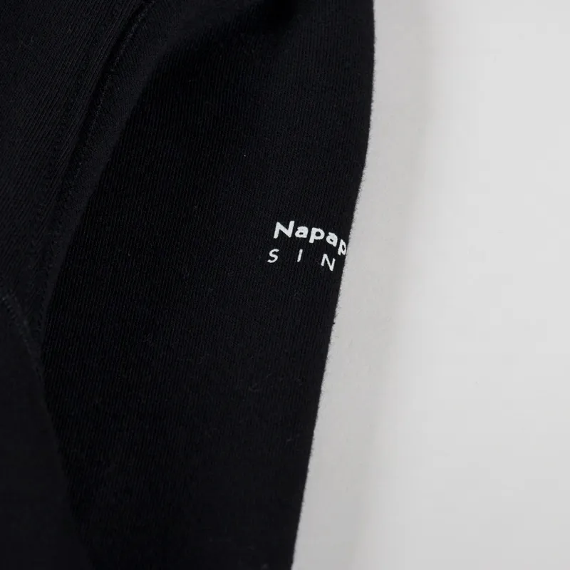 Napapijri Badge Hoodie Black-5