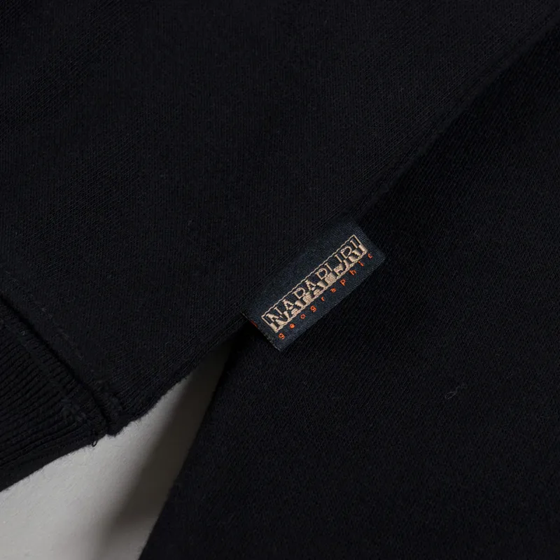 Napapijri Badge Hoodie Black-7