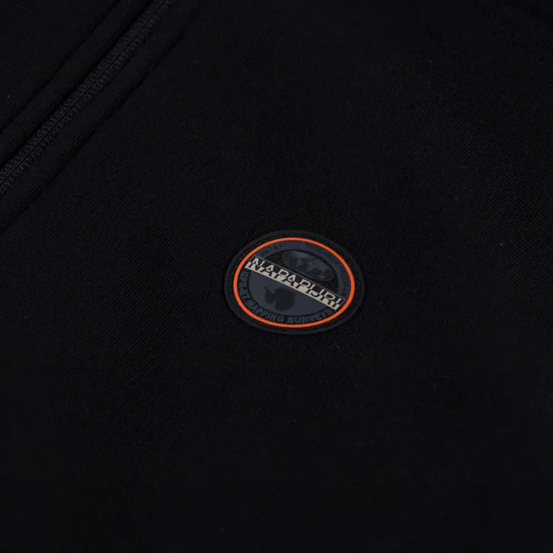 Napapijri Badge Hoodie Black-4