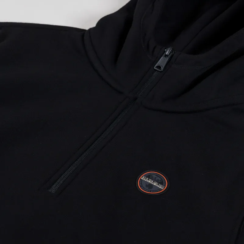 Napapijri Badge Hoodie Black-6