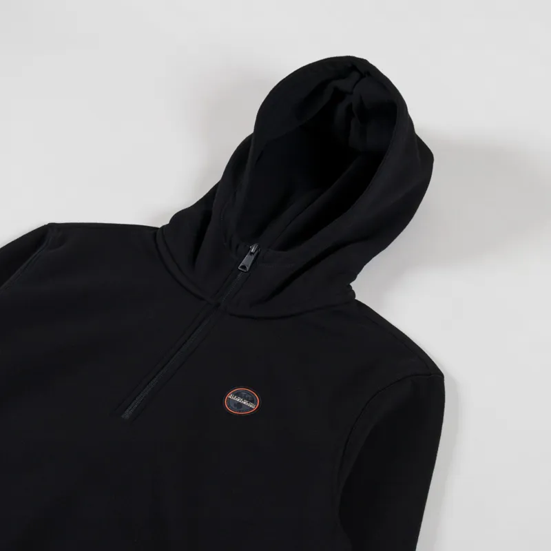 Napapijri Badge Hoodie Black-2