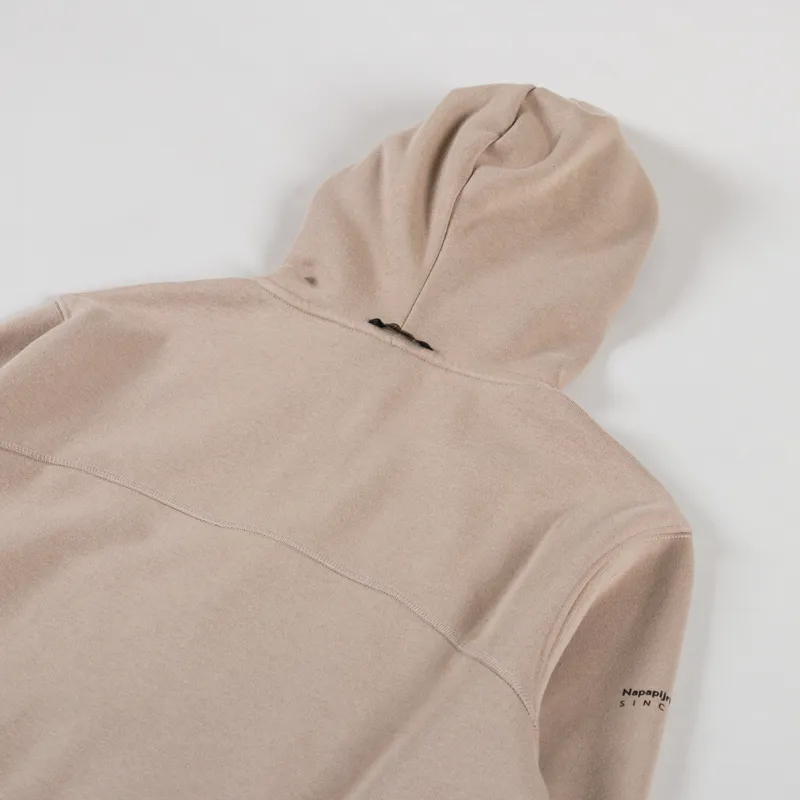 Napapijri Badge Hoodie Beige Rocky-3