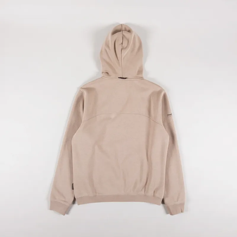 Napapijri Badge Hoodie Beige Rocky-1