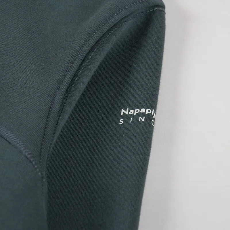 Napapijri Badge Sweatshirt Green Urban-5