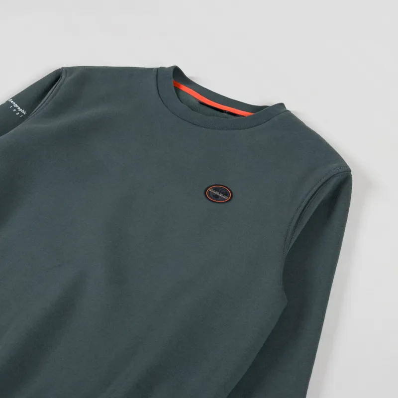 Napapijri Badge Sweatshirt Green Urban-2