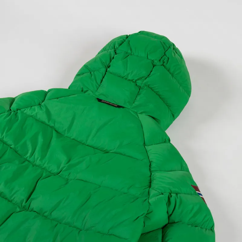Napapijri Mens Winter Down Moesa Puffer Insulated Jacket Green