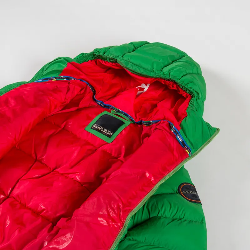 Napapijri Moesa Puffer Jacket Kelly Green-11