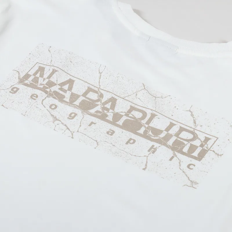 Napapijri Albula T Shirt White Heron-4