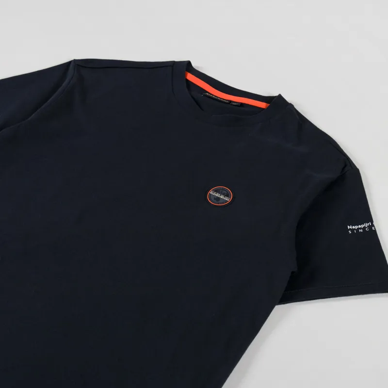 Napapijri Badge T Shirt Black-1