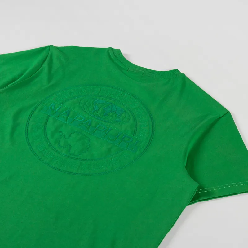 Napapijri Kander T Shirt Green Kelly-2