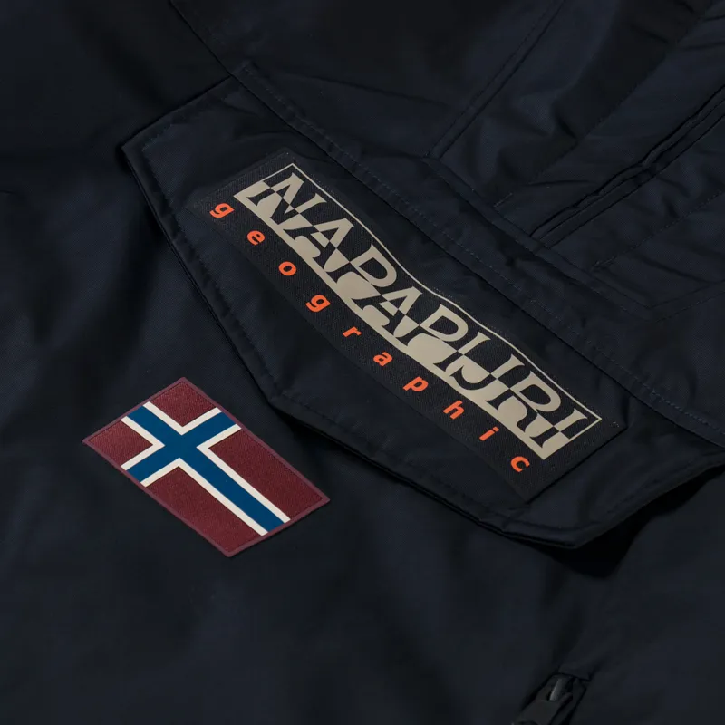 Napapijri Rainforest Next Anorak Jacket Black-9
