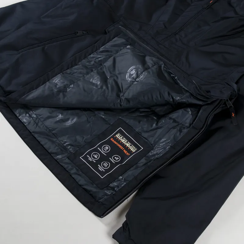 Napapijri Rainforest Next Anorak Jacket Black-4