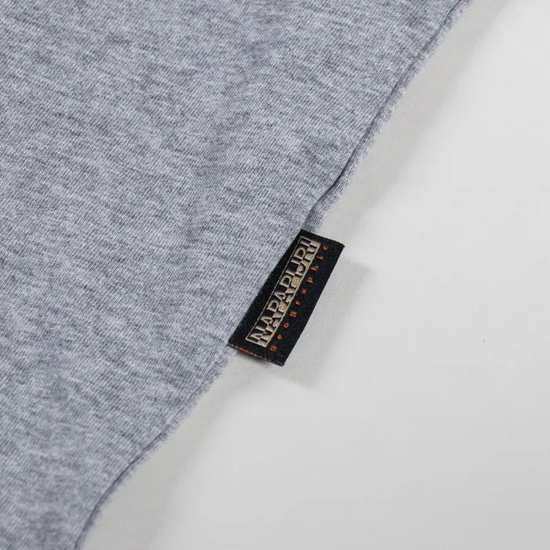 Napapijri Dati T Shirt Medium Grey Melange-6