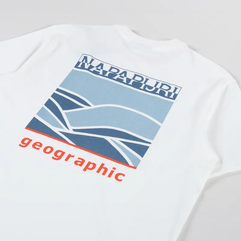 Napapijri Sovana T Shirt White Heron-2