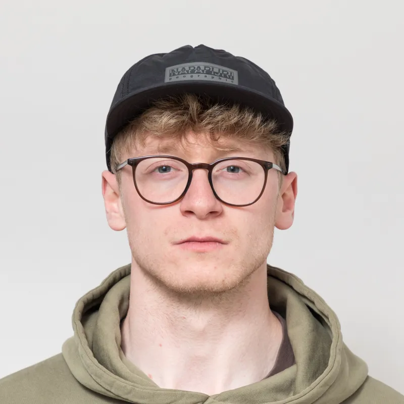 Napapijri Box Logo Cap Black Beauty-1