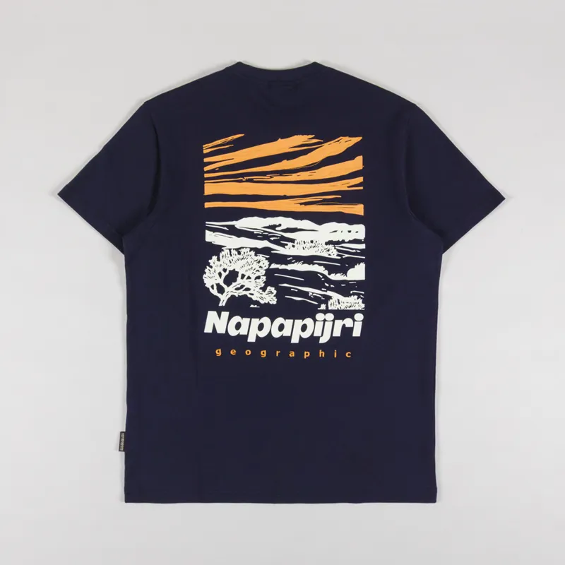 Napapijri Vignoni T Shirt Blue Marine