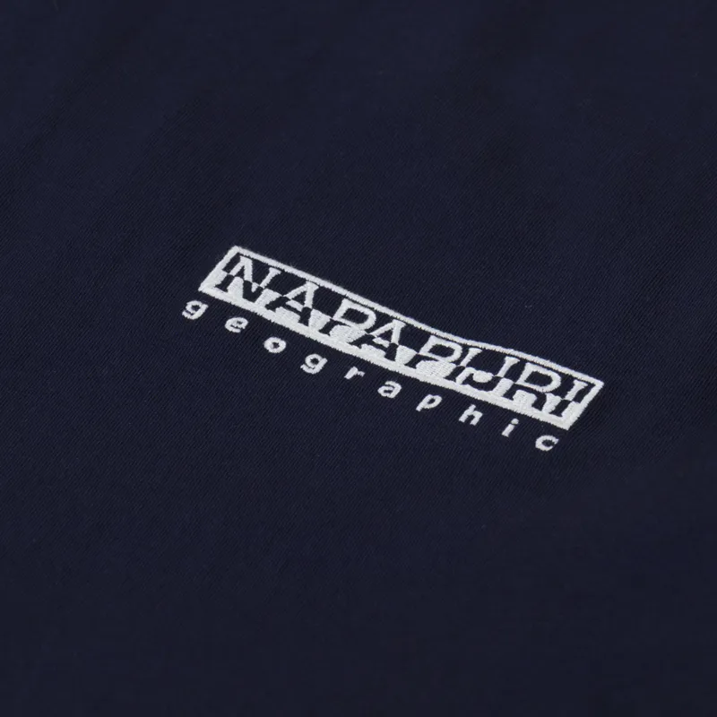Napapijri Vignoni T Shirt Blue Marine-5
