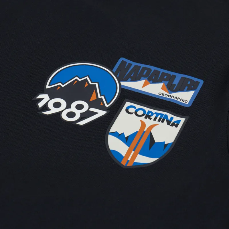 Napapijri Montepiana T Shirt Black Beauty-5