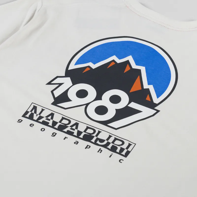 Napapijri Montepiana T Shirt Beige Dimity-4