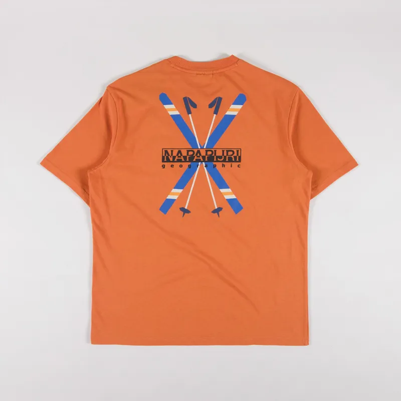 Napapijri Fiemme T Shirt Orange Pumpkin