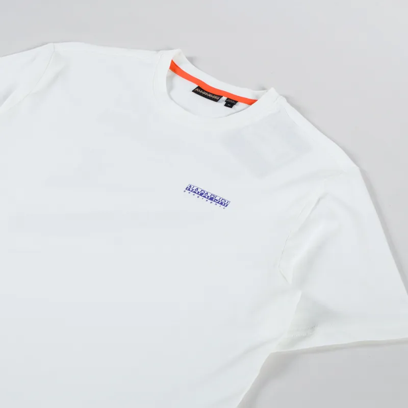 Napapijri Guide T Shirt White Heron-3