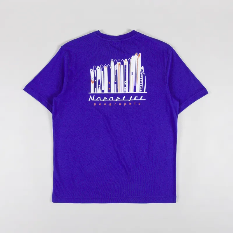 Napapijri Guide T Shirt Royal Blue