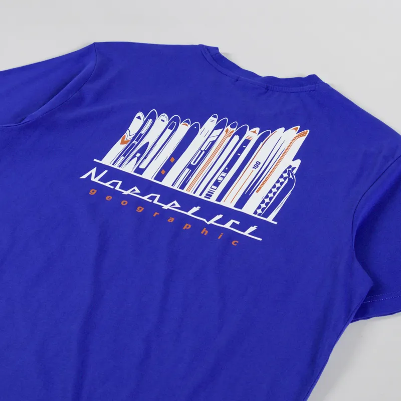 Napapijri Guide T Shirt Royal Blue-2