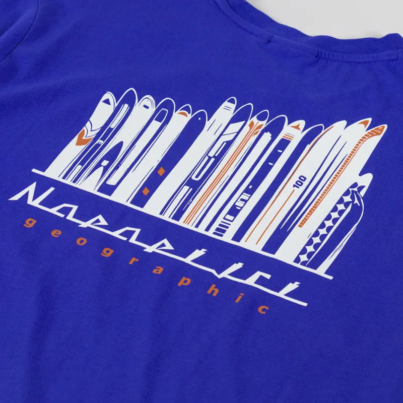 Napapijri Guide T Shirt Royal Blue-4