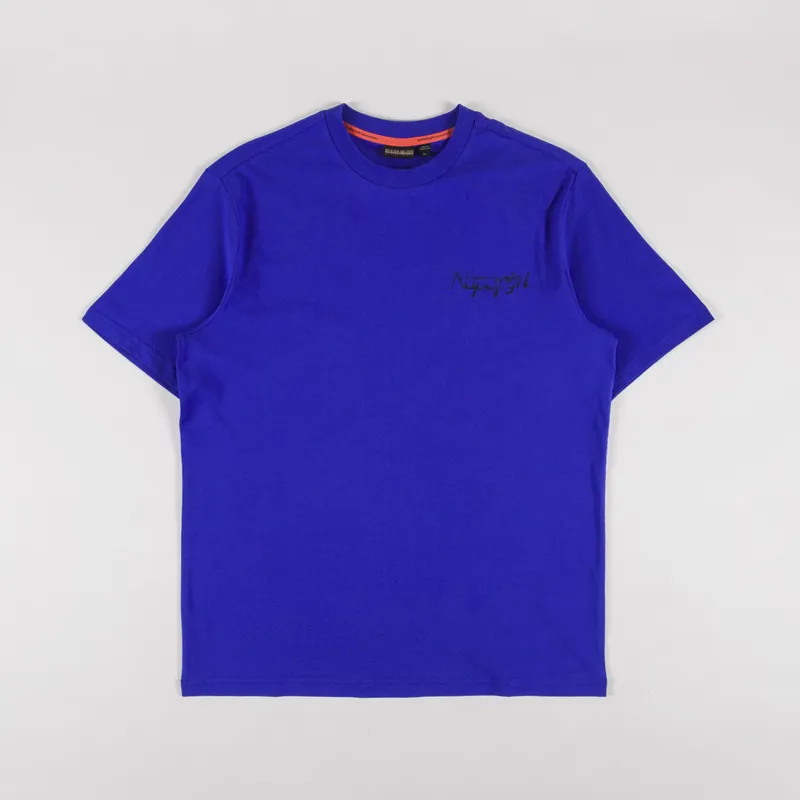 Napapijri Yukis T Shirt Royal Blue-1