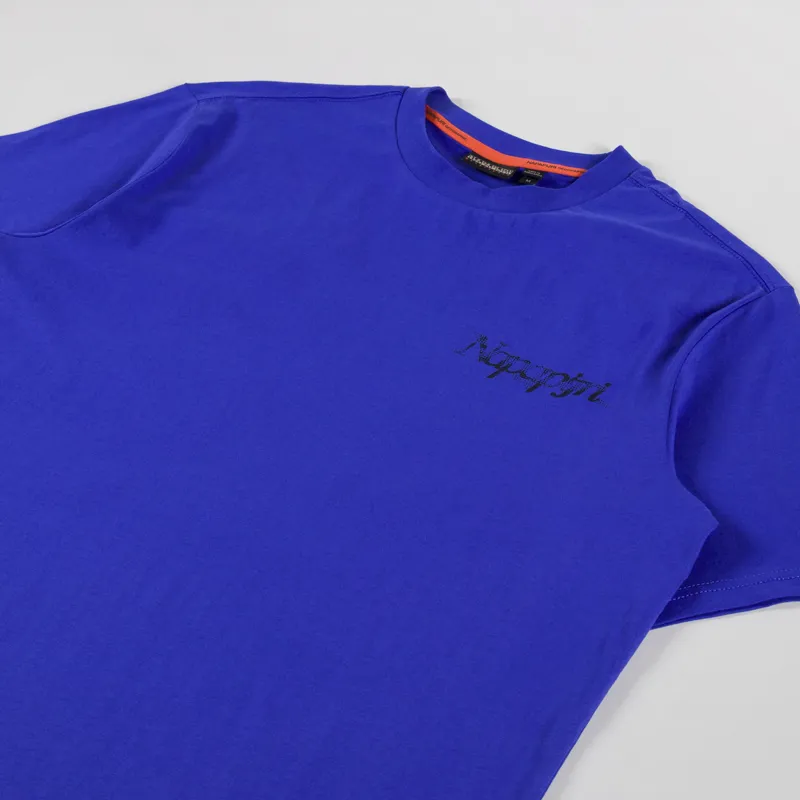 Napapijri Yukis T Shirt Royal Blue-3