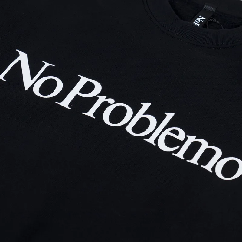 No Problemo Sweatshirt Black-4
